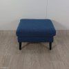 Modrý taburet Mazzini Sofas Elena