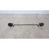 Černý samodržící nástěnný držák na ručníky Compactor Bestlock Black Tube Holder For Towel