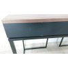 Pracovní stůl s deskou z ořechu a černýma nohama TemaHome City_4