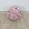 Kulatý růžový polštář na sezení 50x35 cm - CONRAD