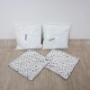 Sada 2 sametových polštářů 45 x 45 cm vícebarevná LAVENDER