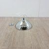 Stříbrná závěsná stropní lampa - ISKAR