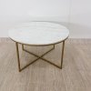 Konferenční stolek Kave Home Shefield, o 80 cm