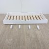 Bílá dřevěná zásuvka pod postel s roštem Benlemi Buddy, 90 x 180 cm