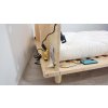 Dvoulůžková postel s čelem, lampičkami a matrací Comfort Karup Design Peek_4