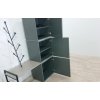 Set antracitového botníku a nástěnného věšáku Mello Anthracite_6