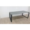 Šedý zahradní stůl pro 8 osob Le Bonom Strong, 100 x 210 cm_2