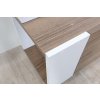 Bílý TV stolek s detaily v dekoru ořechového dřeva Matera Walnut White_6