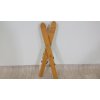 Dřevěná dekorace ve tvaru lyží Antic Line Ski Ornament_4