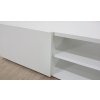 Bílý TV stolek s bílými dvířky TemaHome Podium_65