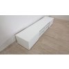 Bílý TV stolek s bílými dvířky TemaHome Podium_3