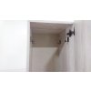 Set bílé patinové skříně a nástěnného věšáku Homitis Up_24