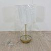 Stolní lampa 63 cm bílá / zlatá OKARI