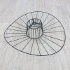 Černé kovové stínítko Opviq lights Tel Hat, o 50 cm